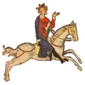 From an illustration of King John hunting.