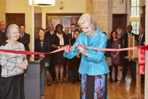  HRH Princess Alexandra cutting the ribbon to open the exhibition (credit: Kevin Leighton)