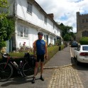 Trowbridge Town Clerk Lance Allan cycled 800 miles between Magna Carta Towns