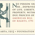 Magna Carta - American Bill of Rights 1791 Stamp